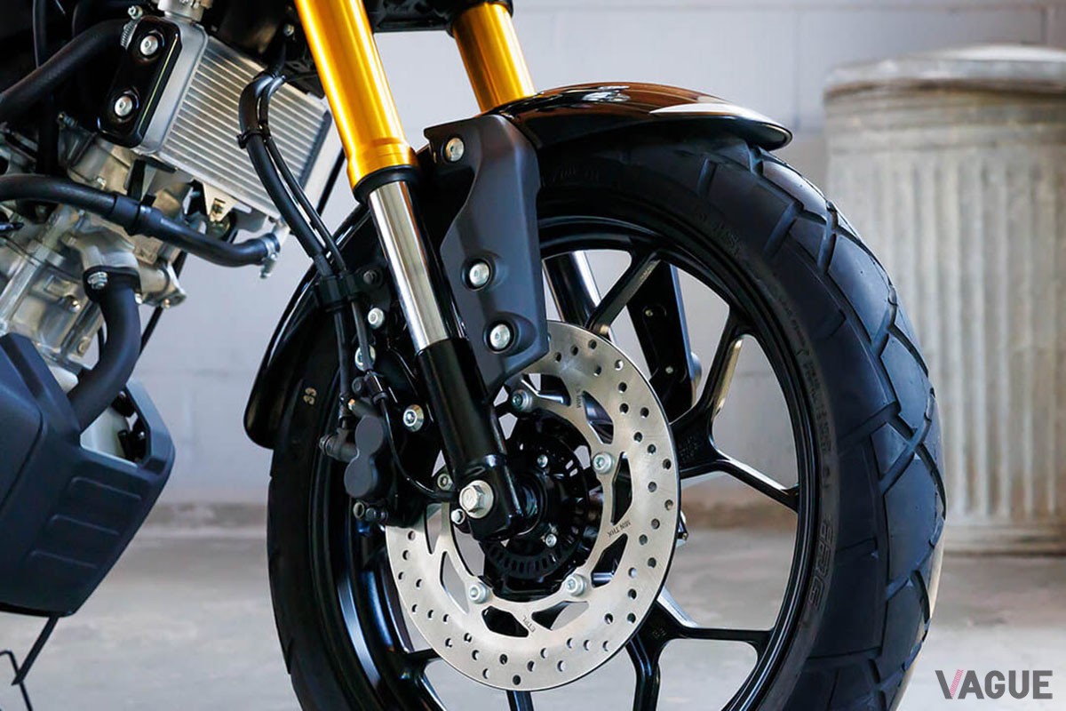 車格もディテールの仕上げも125ccとは思えないほど立派で、質感も高いヤマハ「XSR125 ABS」