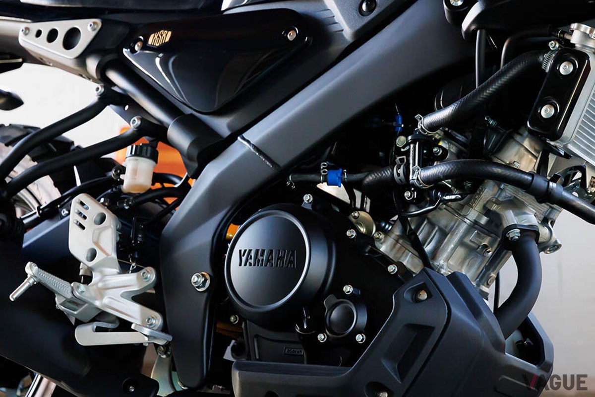 車格もディテールの仕上げも125ccとは思えないほど立派で、質感も高いヤマハ「XSR125 ABS」