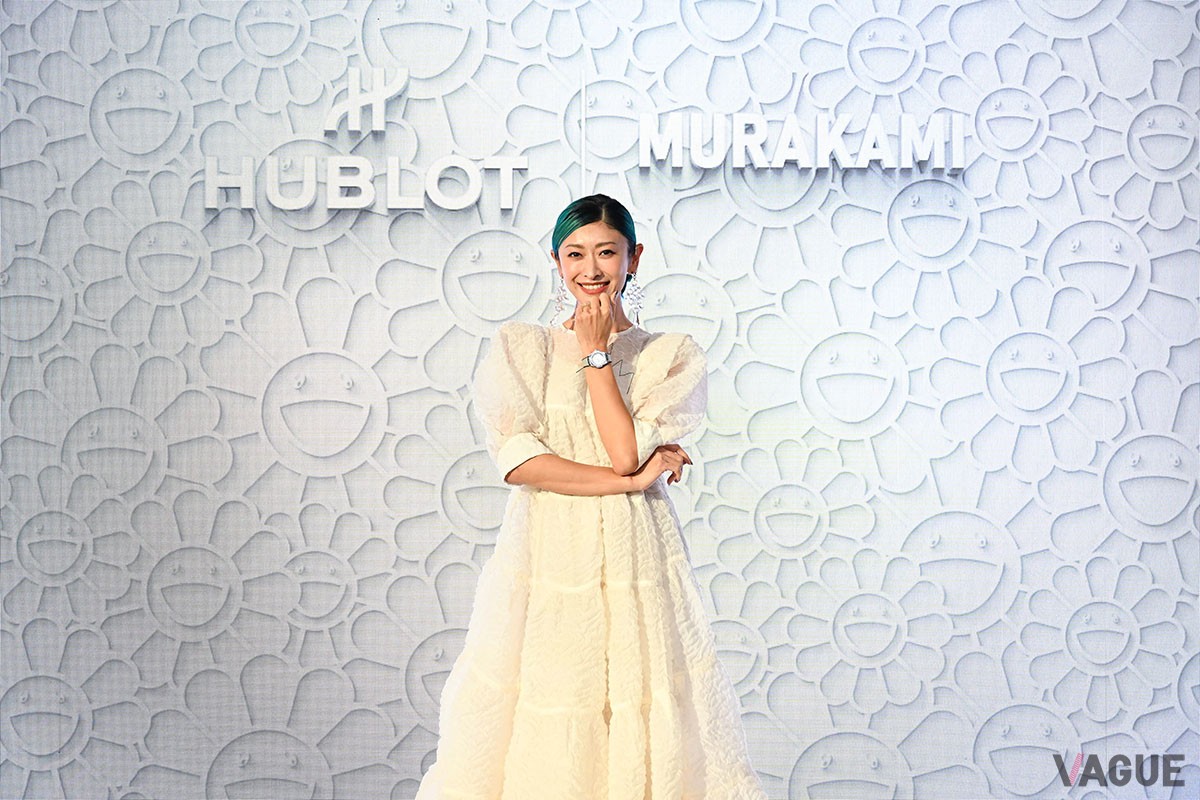 “HUBLOT SAPPHIRE NIGHT”会場にゲストとして来場した山田優さん