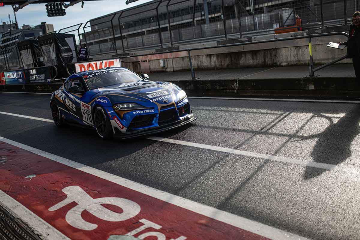 「TOYO TIRES with Ring Racing」のトヨタ「GRスープラGT4」