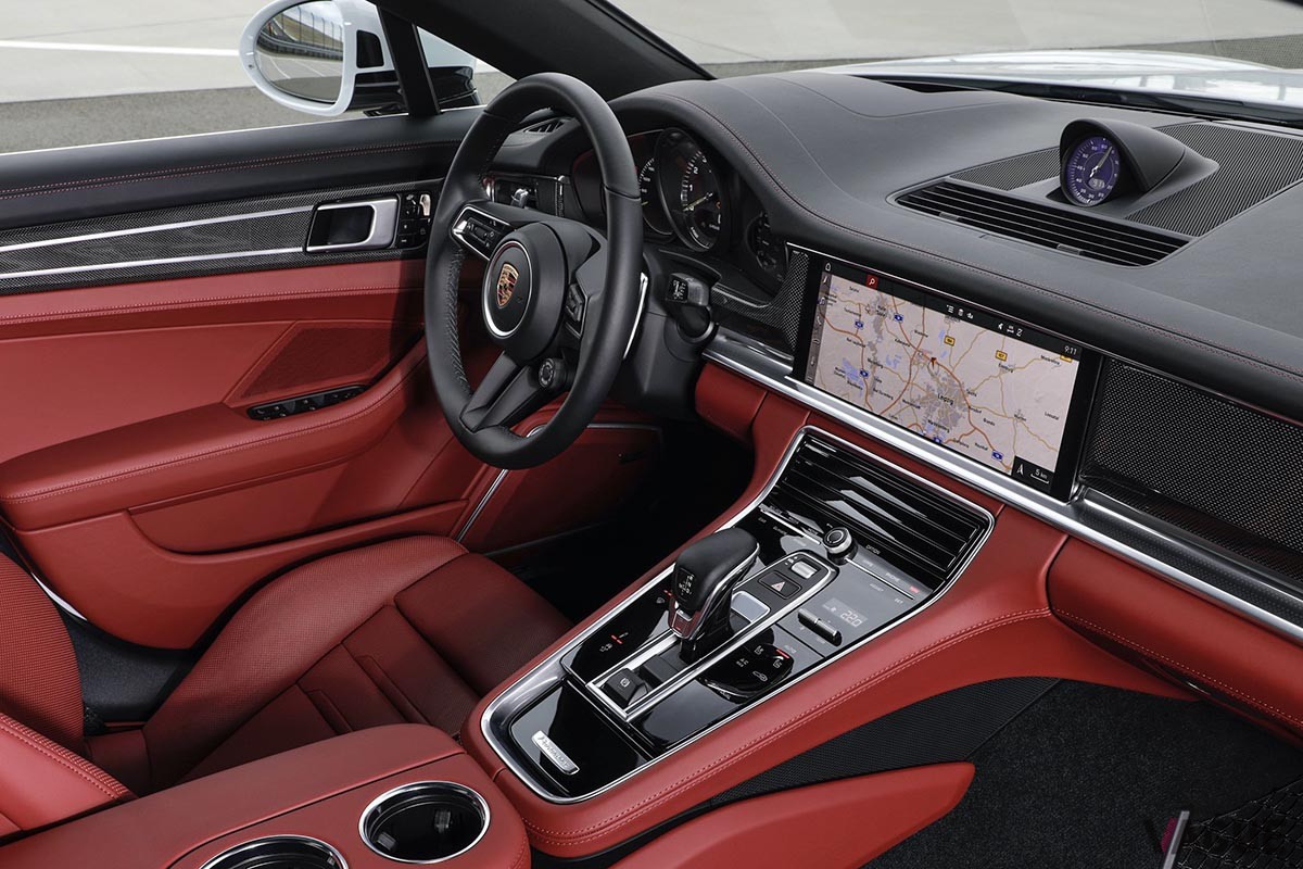 ポルシェ現行型「パナメーラ」のインテリア