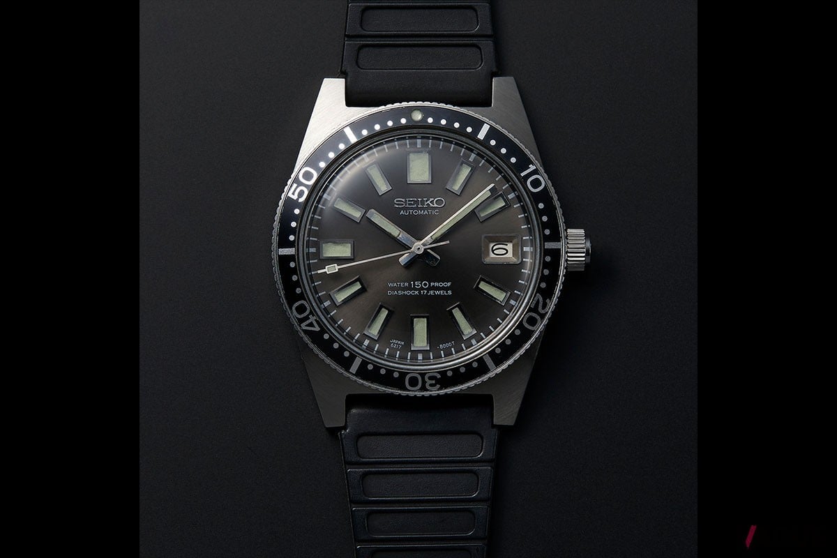 1965年に登場した国産初のダイバーズウオッチ「1965 メカニカルダイバーズ」が本作のデザインソース