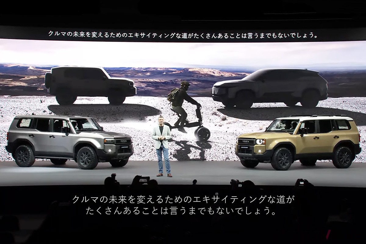トヨタ自動車のサイモン・ハンフリーズ氏は、ランクル70とランクル250の発表会で「コンパクトクルーザー」の誕生を示唆