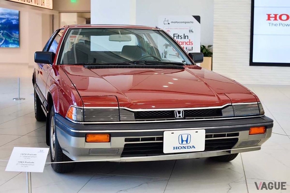 アメリカン・ホンダ・コレクション・ホールに展示された2代目「プレリュード」