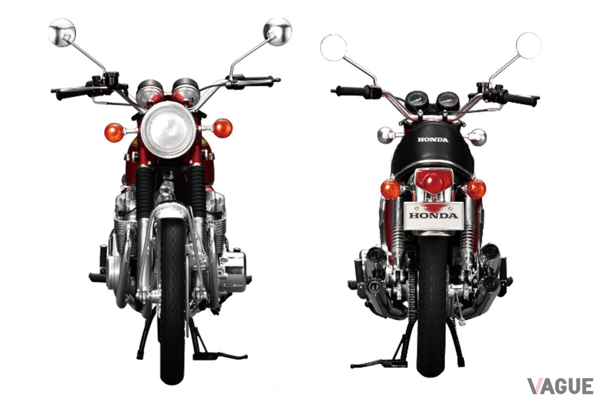 毎号付属のパーツを組み立ると、ホンダ「CB750FOUR」の1/4スケールディスプレイモデルが完成するデアゴスティーニの週刊『ホンダ CB750FOUR』