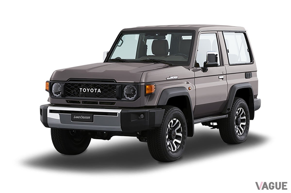 アラブ首長国連邦向けにラインナップされているトヨタ新型「ランドクルーザー70」の3ドアモデル