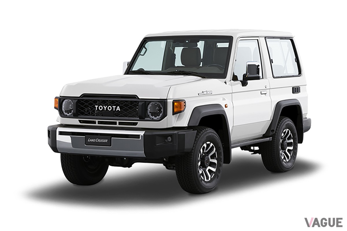 アラブ首長国連邦向けにラインナップされているトヨタ新型「ランドクルーザー70」の3ドアモデル