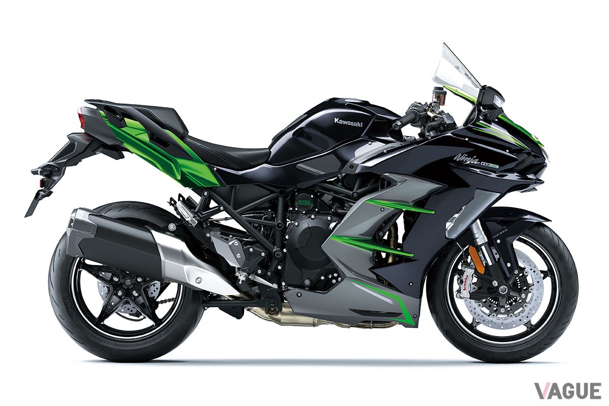 キズがつきにくい塗装を採用したカワサキ「Ninja H2 SX SE」の2024年モデル