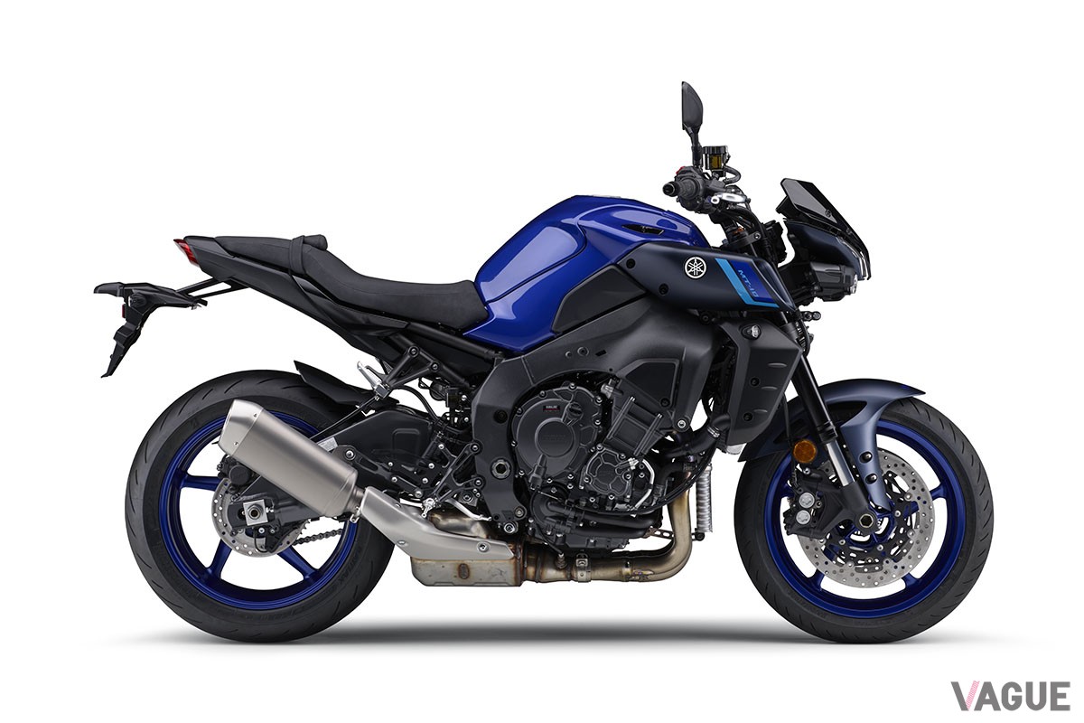 シアンの差し色が目を惹く新色ダークグレーをカラーバリエーションに加えたヤマハ新型「MT-10 ABS」