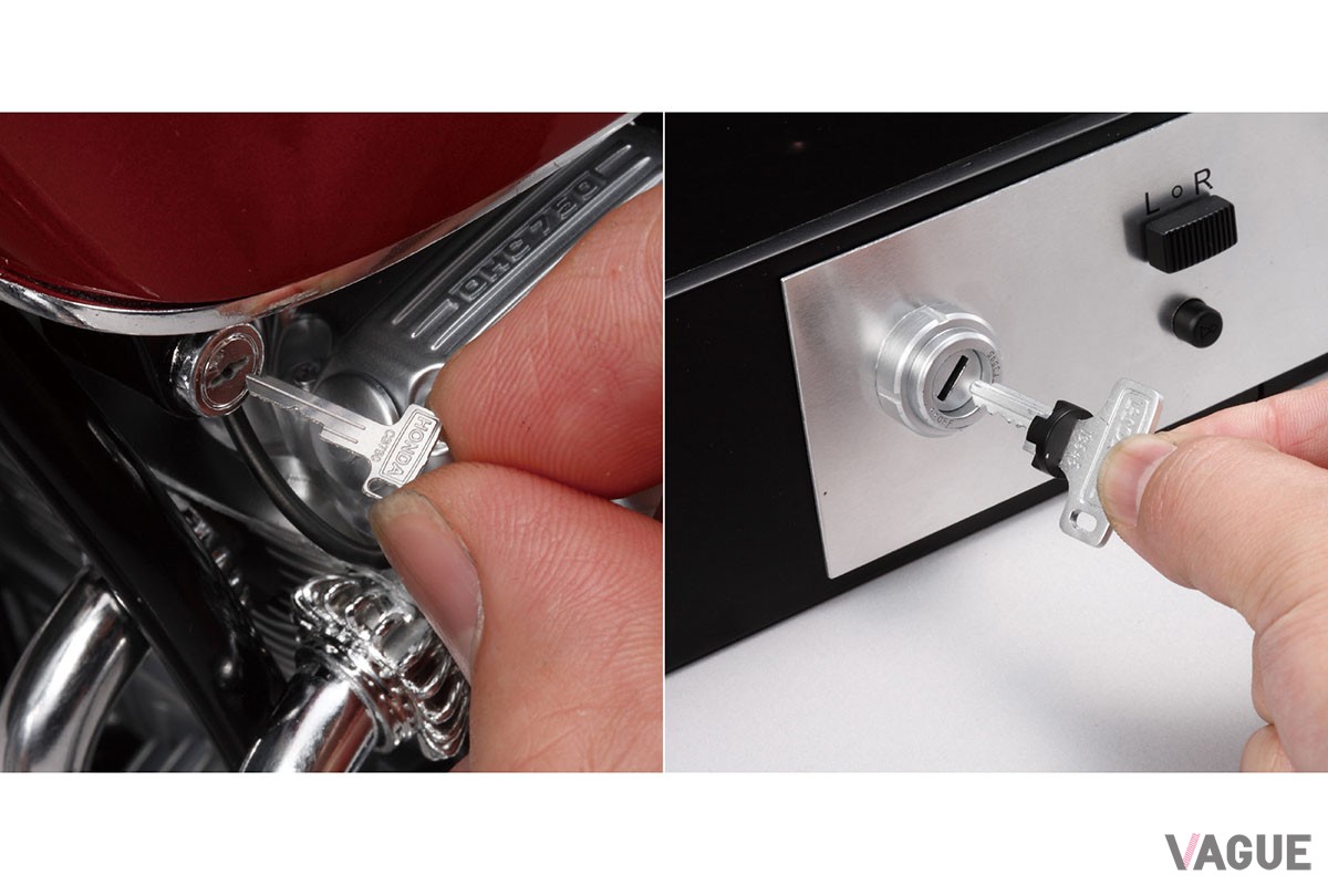 毎号付属のパーツを組み立ると、ホンダ「CB750FOUR」の1/4スケールディスプレイモデルが完成するデアゴスティーニの週刊『ホンダ CB750FOUR』