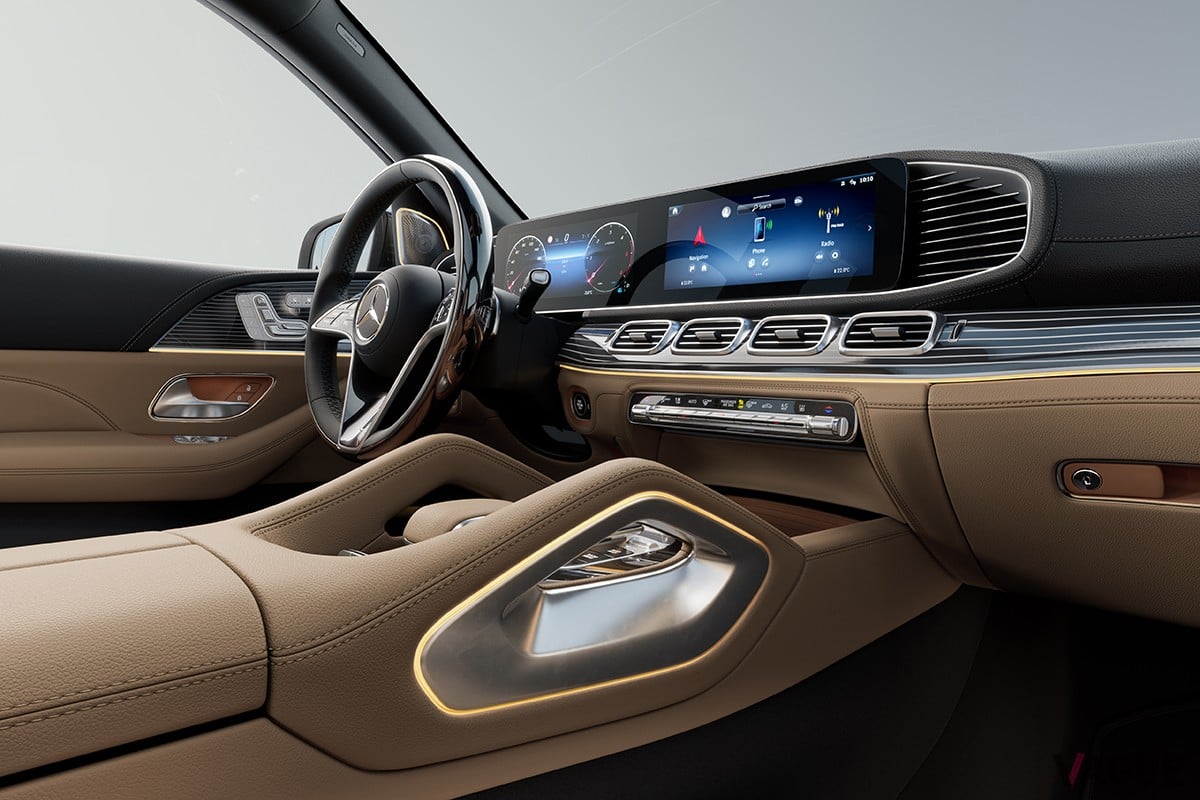 メルセデス・ベンツ改良新型「GLS」のインテリア