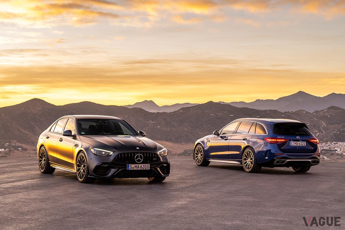 メルセデスAMG新型「C63 SEパフォーマンス 」と「C63 SEパフォーマンス ステーションワゴン」