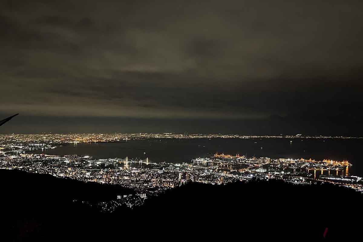 六甲山から見る夜景