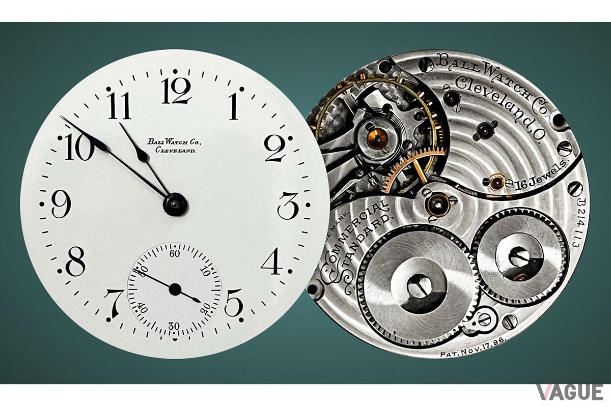 ヘンリー・フォード愛用の懐中時計。ローターには“Commercial Standard”の文字が見てとれる