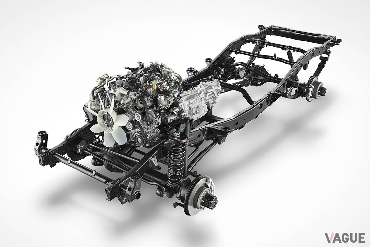 リアシートの刷新などによりラゲッジスペースの使い勝手も向上したトヨタ新型「ランドクルーザー70」