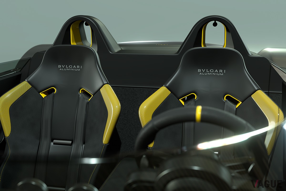 コンセプトカーとして発表された“ブルガリ アルミニウム ビジョン グランツーリスモ”。　Gran Turismo 7: © 2023 Sony Interactive Entertainment Inc. Developed by Polyphony Digital Inc.