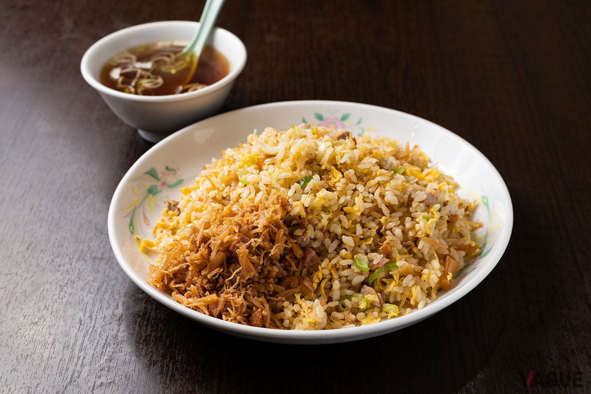 「究極チャーハンZero」1250円。上質のホタテやエビを「醬」にするところから作る、こだわりのチャーハン