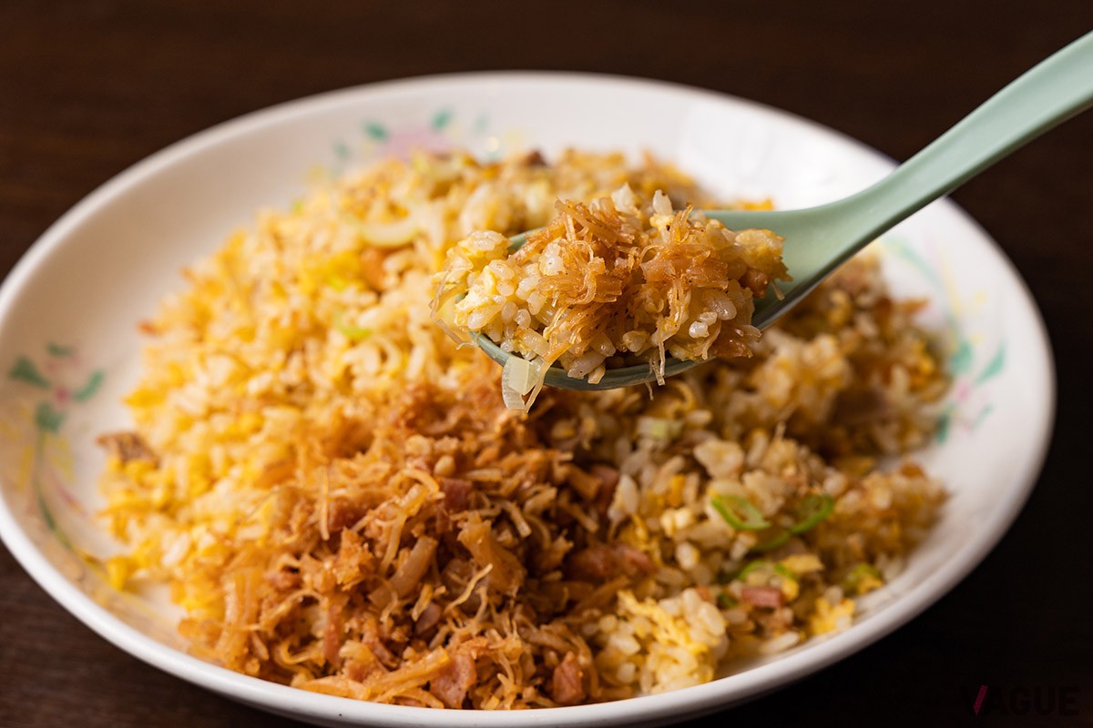 「究極チャーハンZero」1250円。上質のホタテやエビを「醬」にするところから作る、こだわりのチャーハン