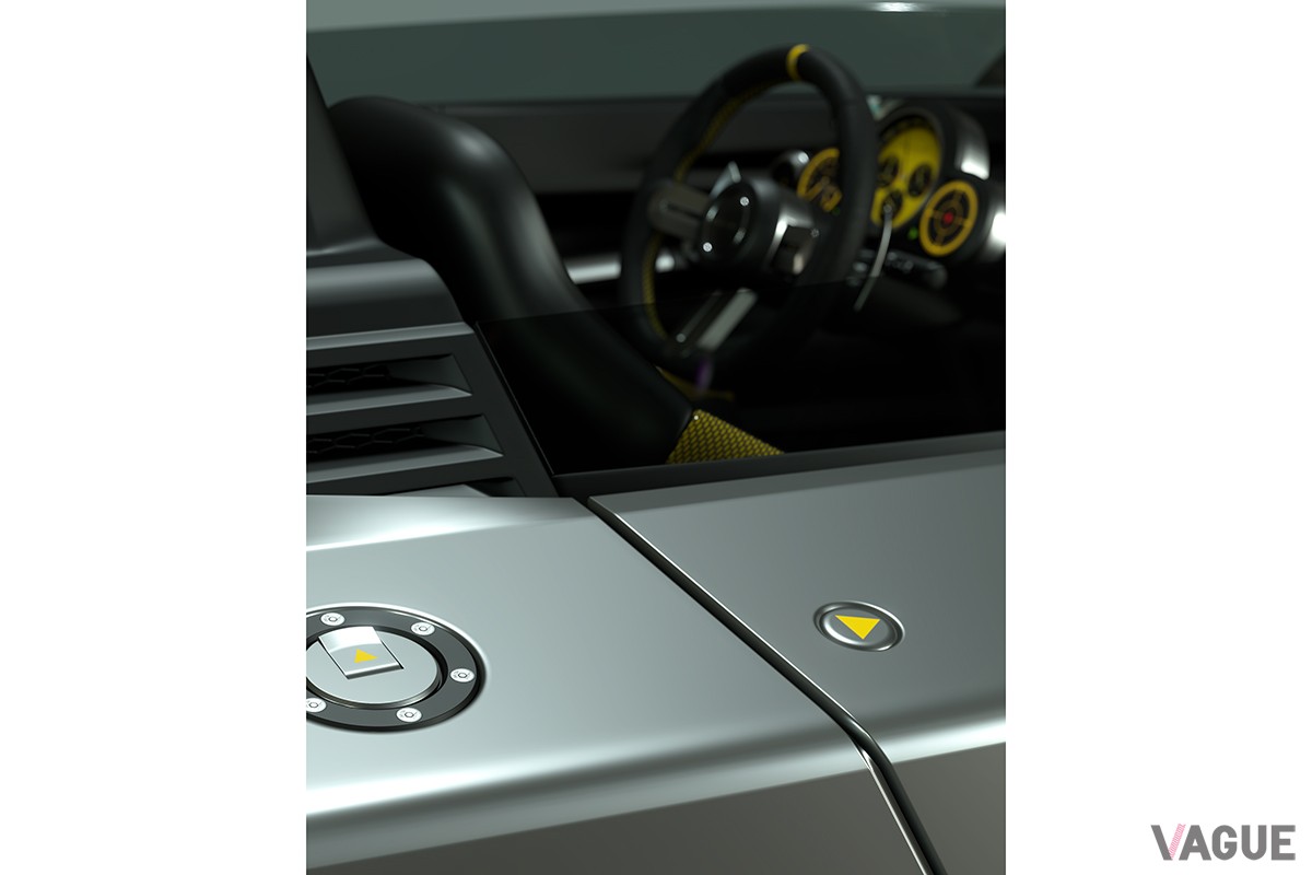 コンセプトカーとして発表された“ブルガリ アルミニウム ビジョン グランツーリスモ”。　Gran Turismo 7: © 2023 Sony Interactive Entertainment Inc. Developed by Polyphony Digital Inc.