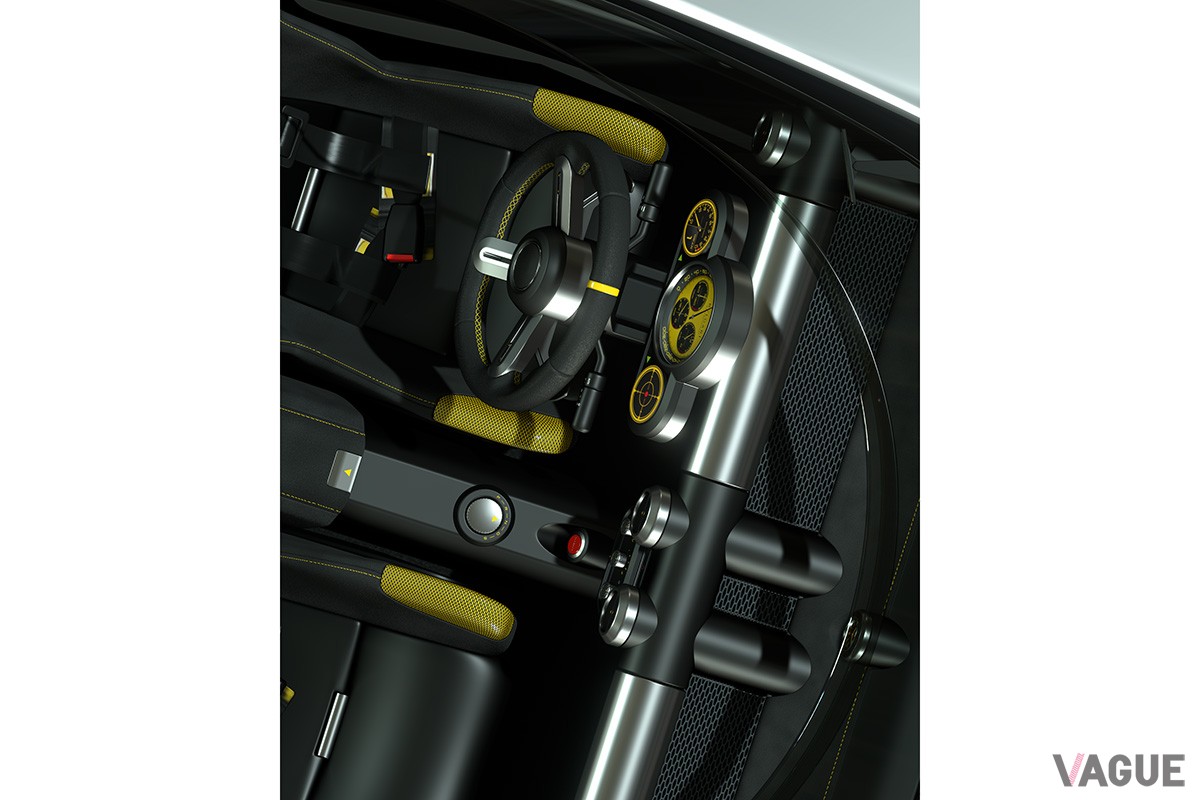 コンセプトカーとして発表された“ブルガリ アルミニウム ビジョン グランツーリスモ”。　Gran Turismo 7: © 2023 Sony Interactive Entertainment Inc. Developed by Polyphony Digital Inc.