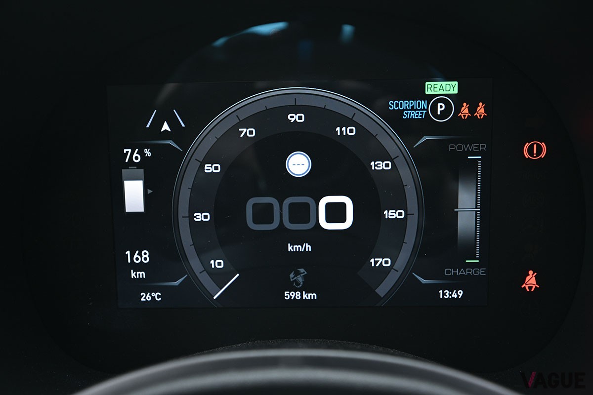 軽自動車よりちょっと大きい程度のコンパクトボディに刺激的なドライビング・エンターテインメントが詰まっているアバルト「500e」