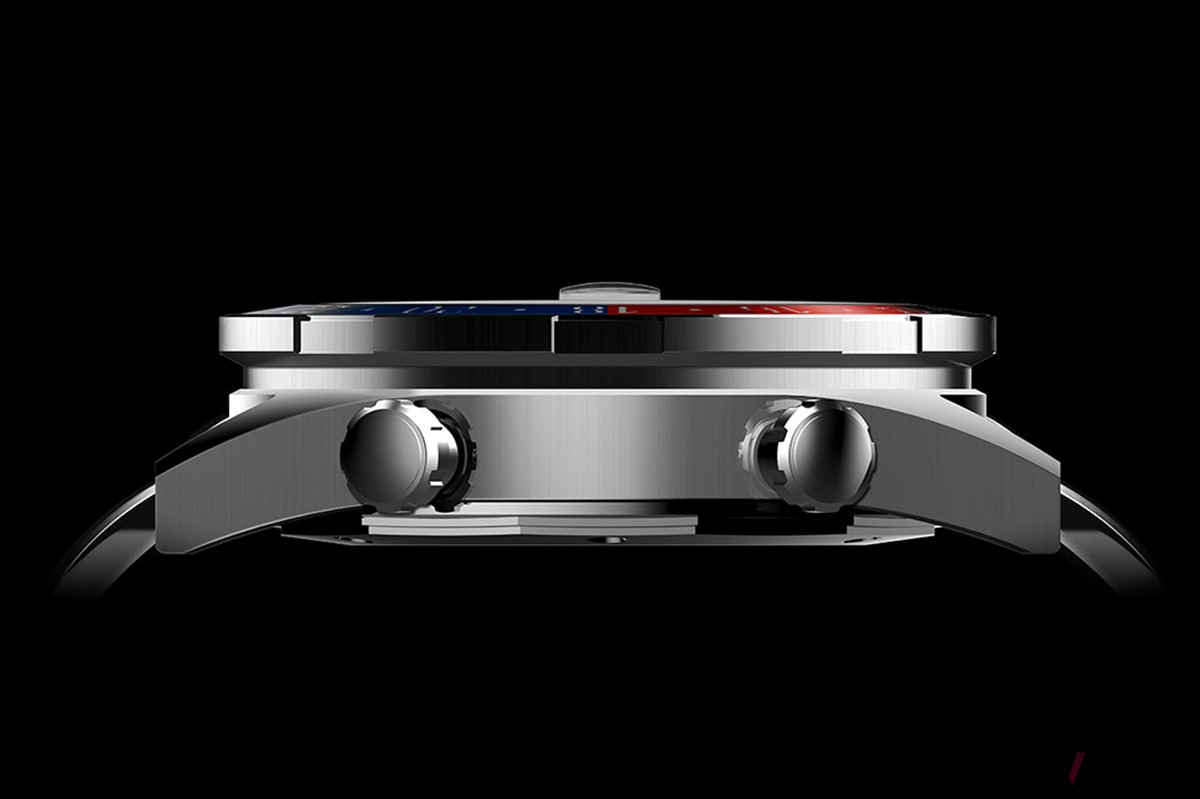 プッシュボタンで簡単に時針の設定ができる特許取得のローカルタイム・クイックセット機能