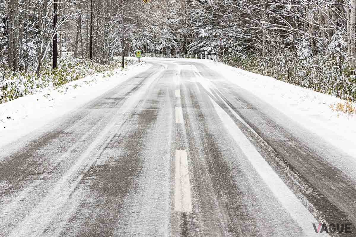 冬の一般道（イメージ）