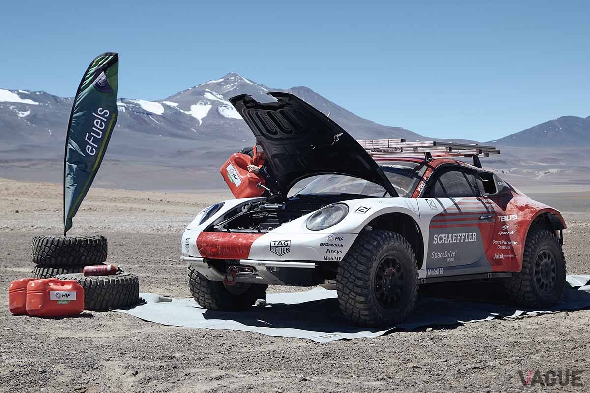 高度世界記録を達成したポルシェ911