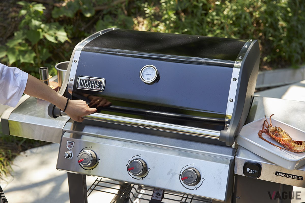 BBQガスグリル「weber」も設置