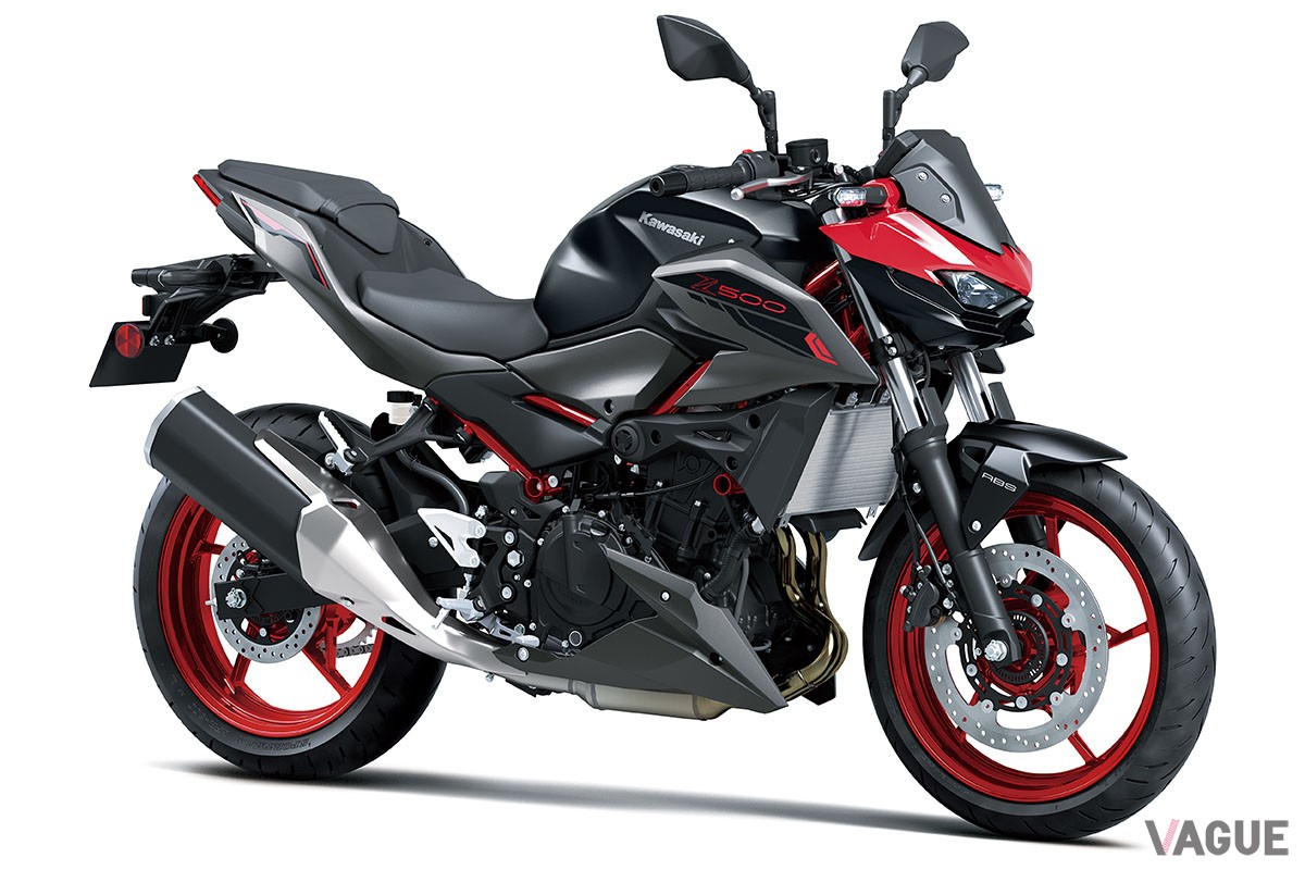 451ccのパワーユニットを搭載したカワサキ新型「Z500」がEICMA 2023で発表された