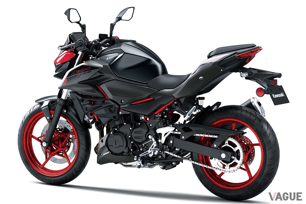 451ccのパワーユニットを搭載したカワサキ新型「Z500」がEICMA 2023で発表された