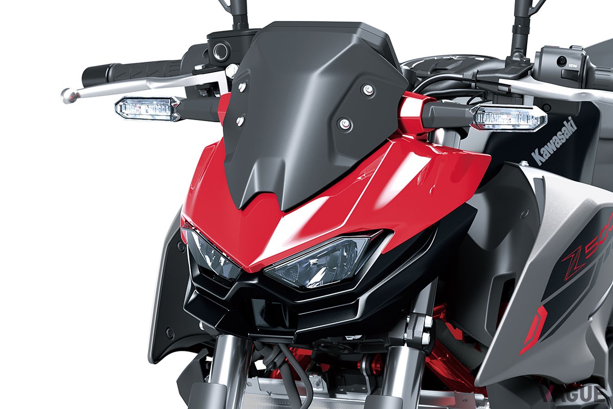 451ccのパワーユニットを搭載したカワサキ新型「Z500」がEICMA 2023で発表された