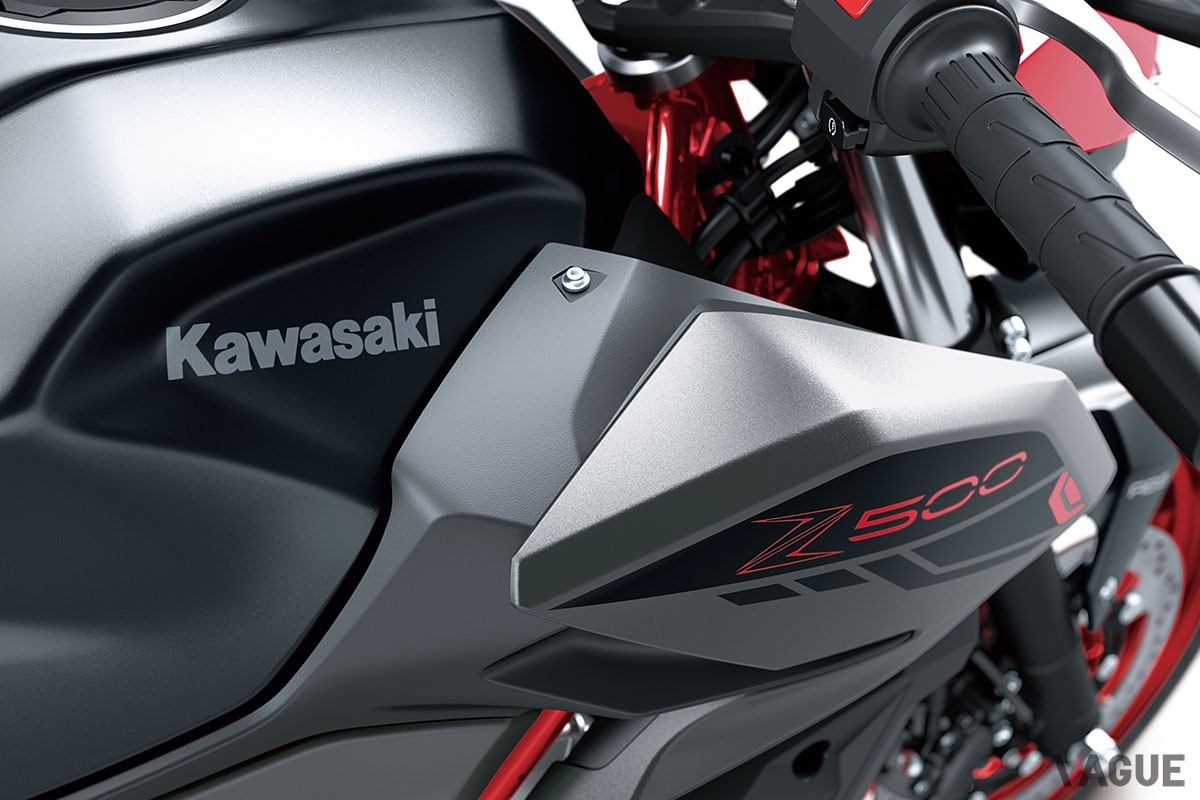 451ccのパワーユニットを搭載したカワサキ新型「Z500」がEICMA 2023で発表された