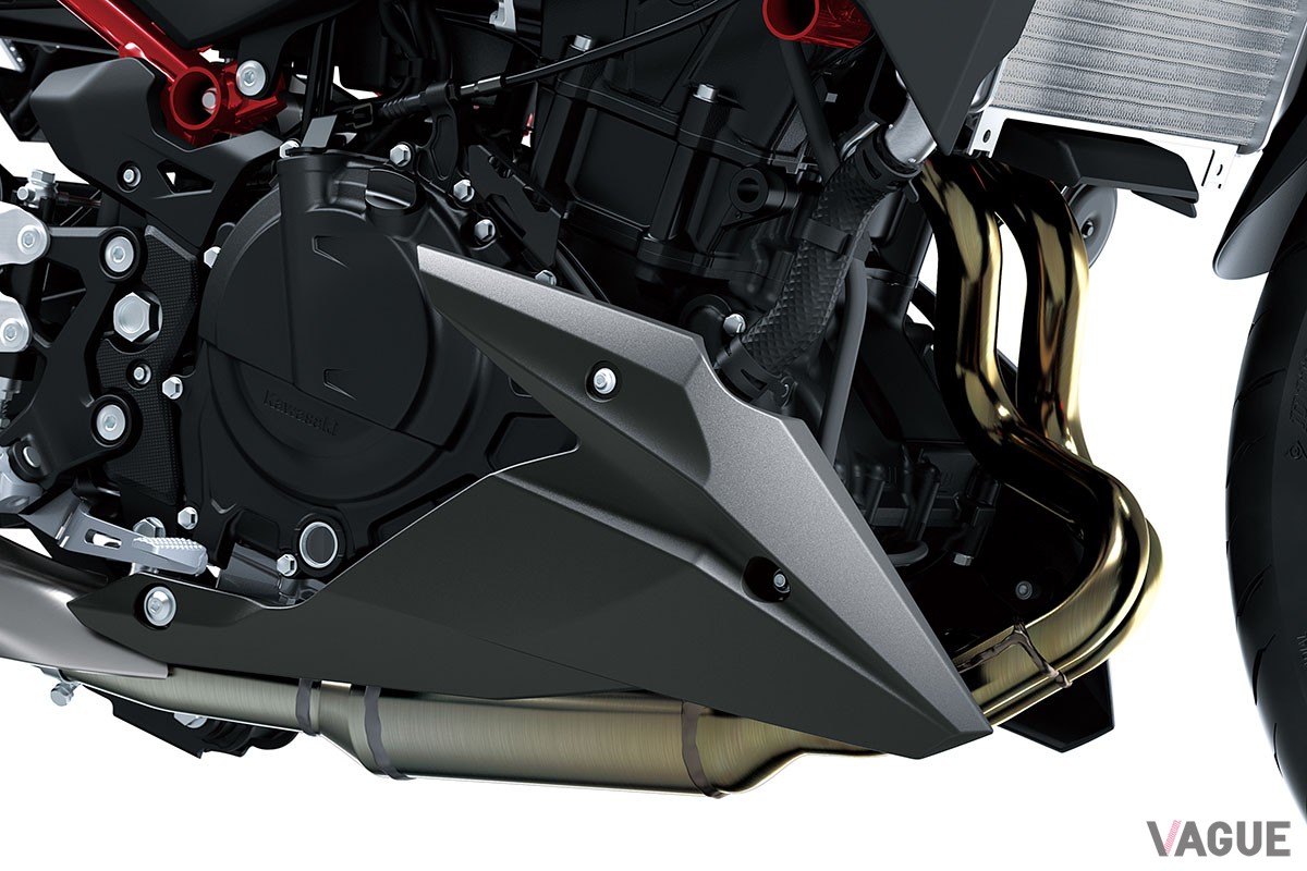 451ccのパワーユニットを搭載したカワサキ新型「Z500」がEICMA 2023で発表された