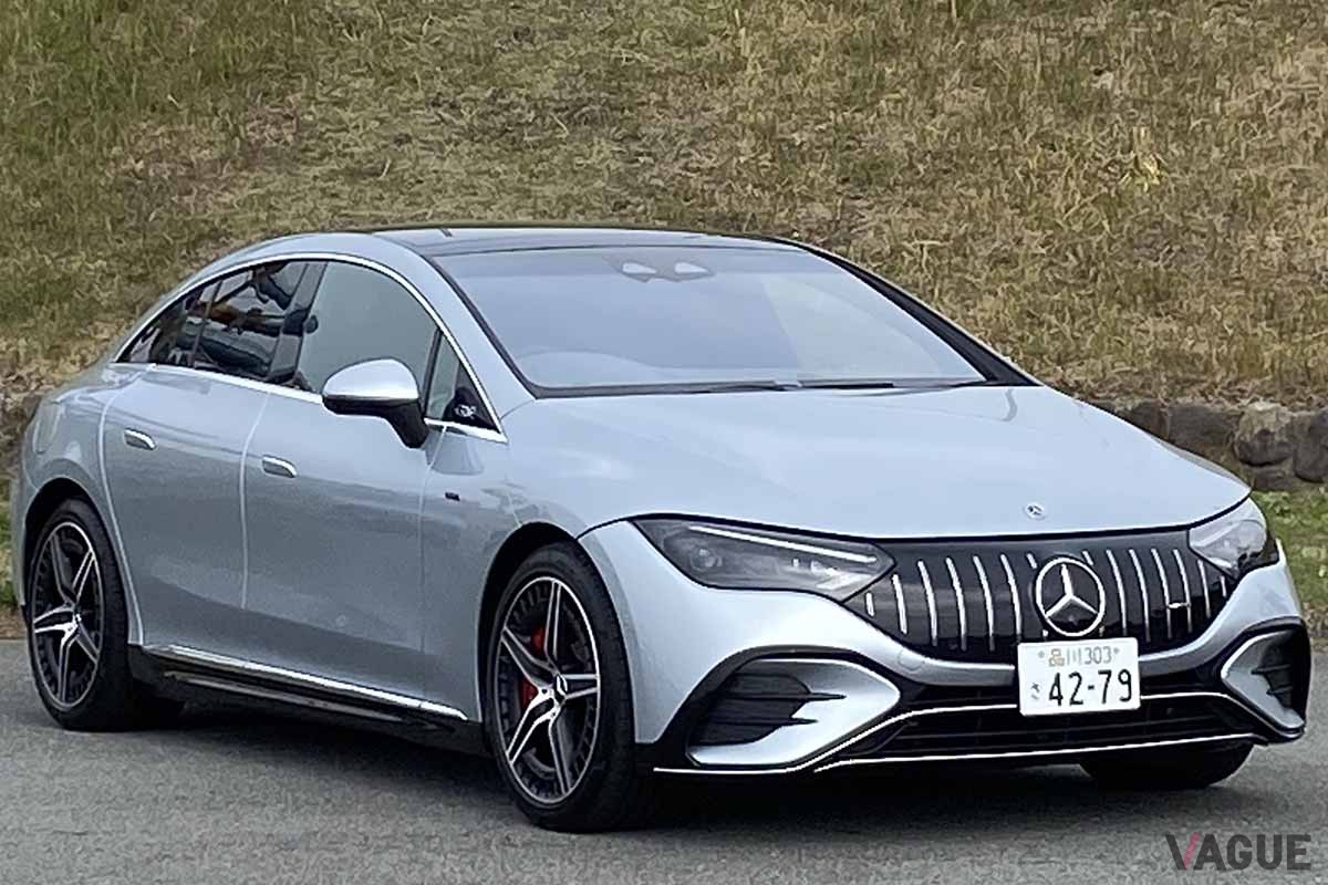 メルセデスAMG「EQE53」も走行中や駐車時にはボディとフラッシュサーフェースになる「フラット型」を採用