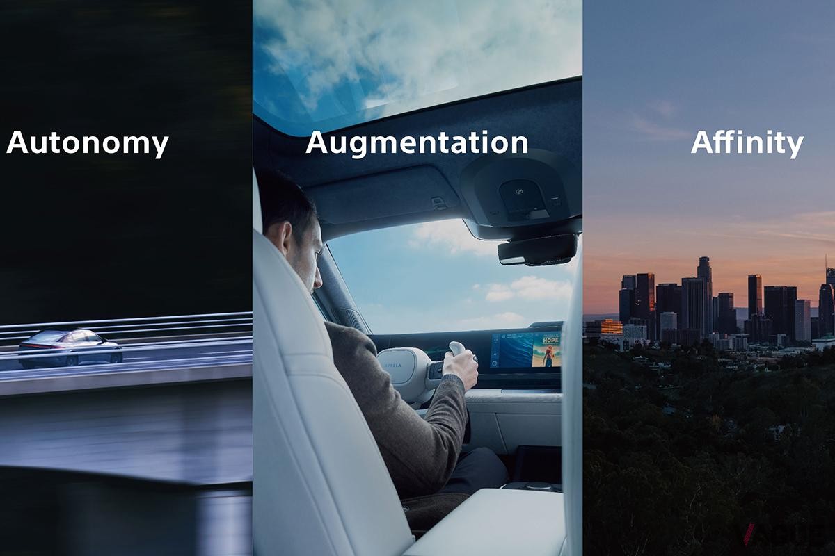 米国ラスベガスで開催中のCES2024でお披露目された「アフィーラ・プロトタイプ」