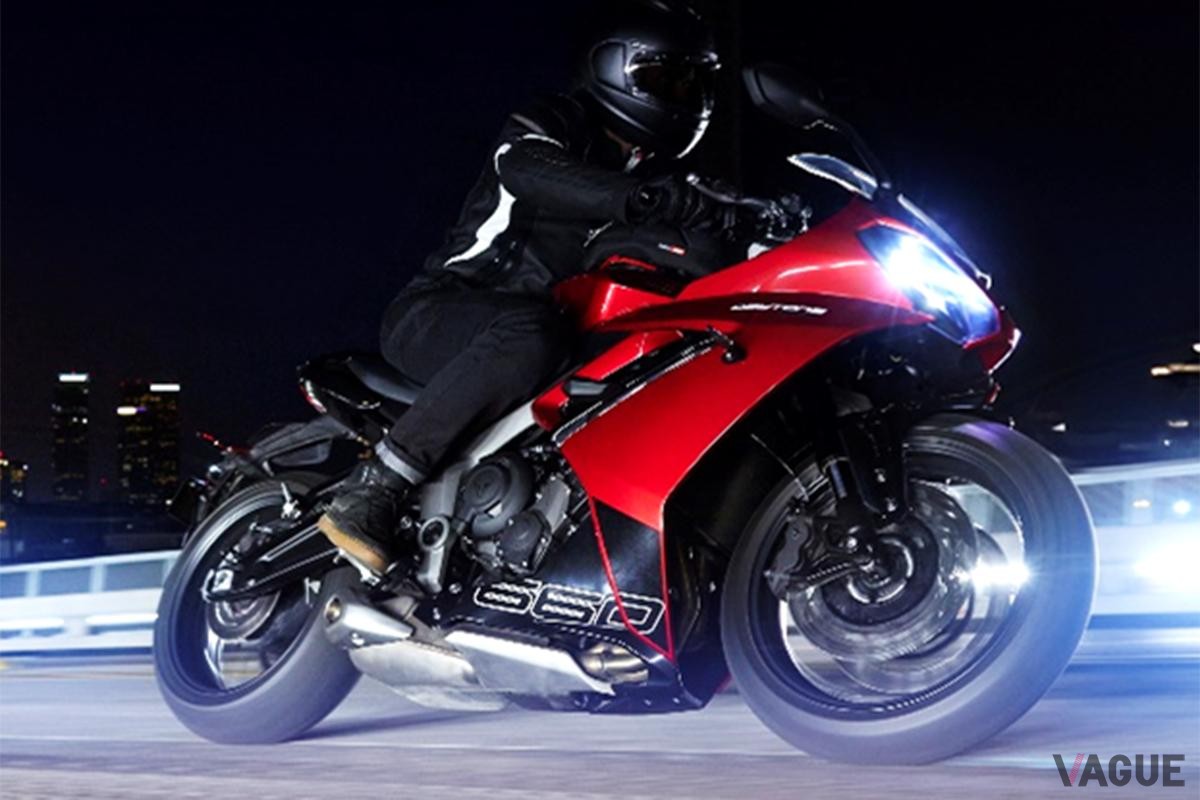 2024年1月に登場した、トライアンフのミドルウェイトスポーツバイク、新型「Daytona 660」