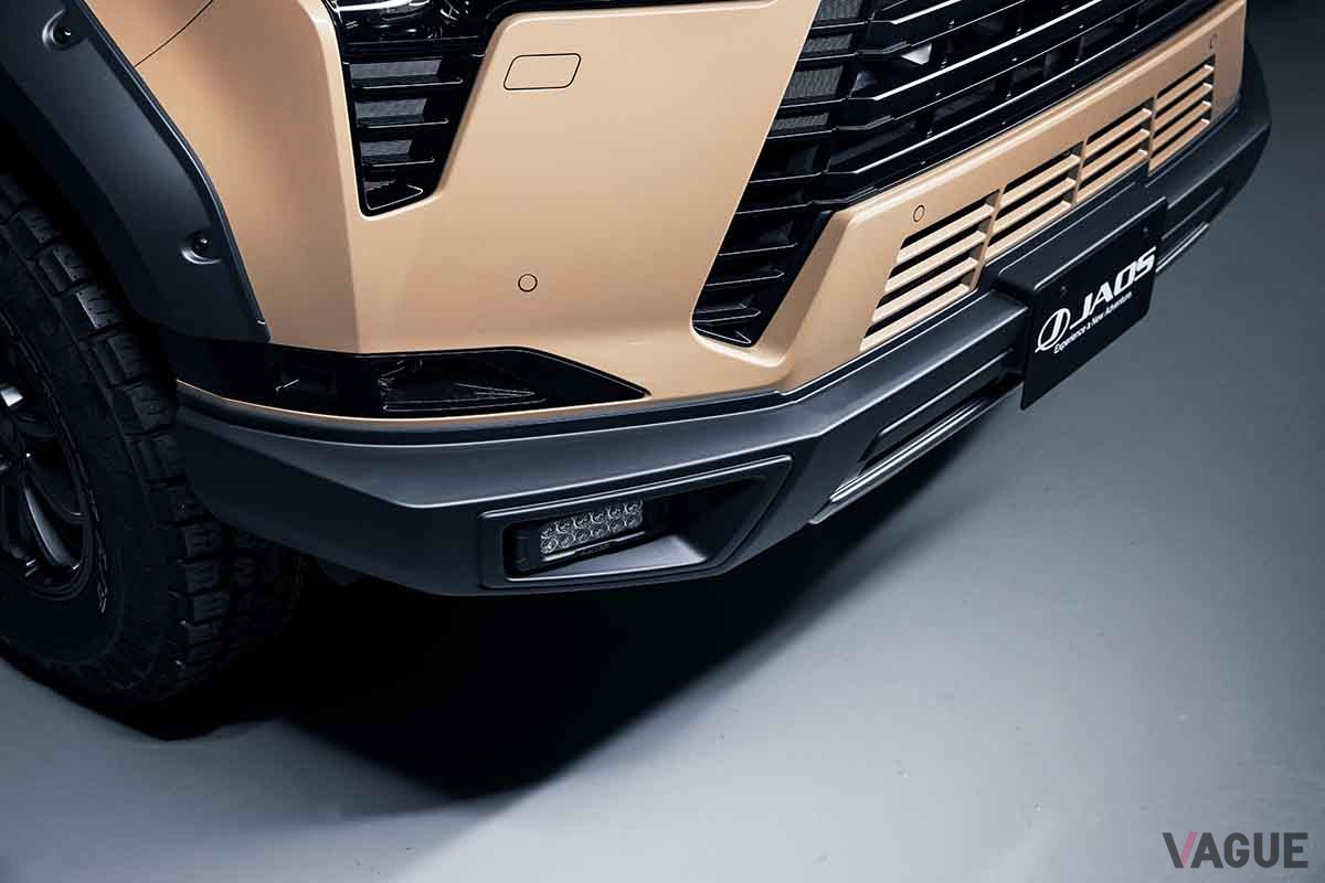 東京オートサロン2024 JAOSブースに展示されたレクサス新型「GX」のカスタムモデル、「GX550 "OVERTRAIL" JAOS ver.」