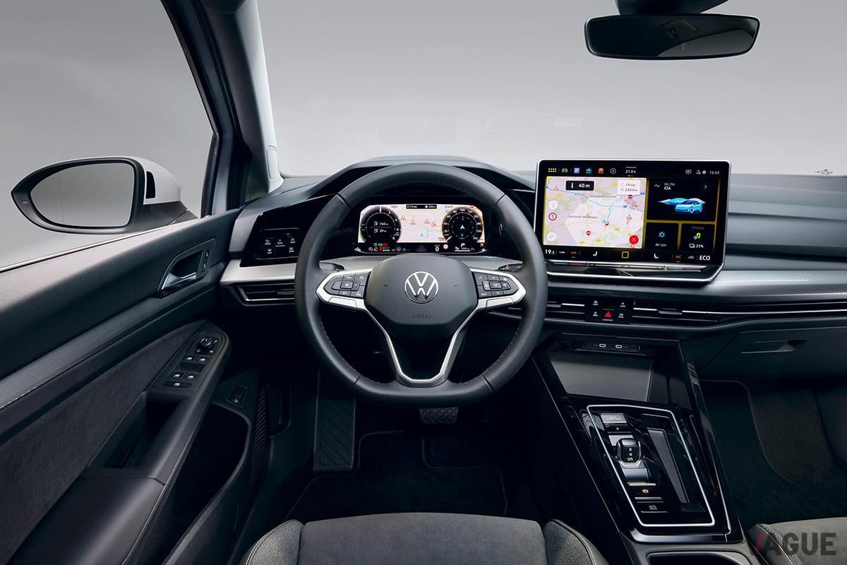 VW改良新型「ゴルフ」のインテリア