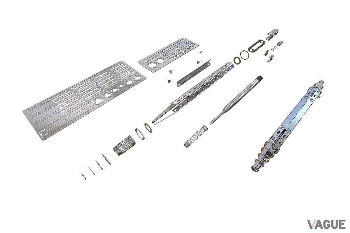 大人っぽく高級感溢れる外観が特徴の「DIYステンレスボールペン」