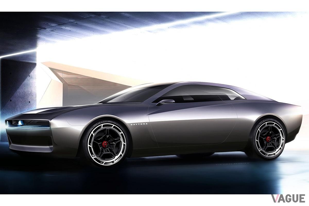 STLAラージプラットフォームを用いたBEVコンセプトカー、ダッジ「チャージャー・デイトナSRT」は2024年に市販化予定だ