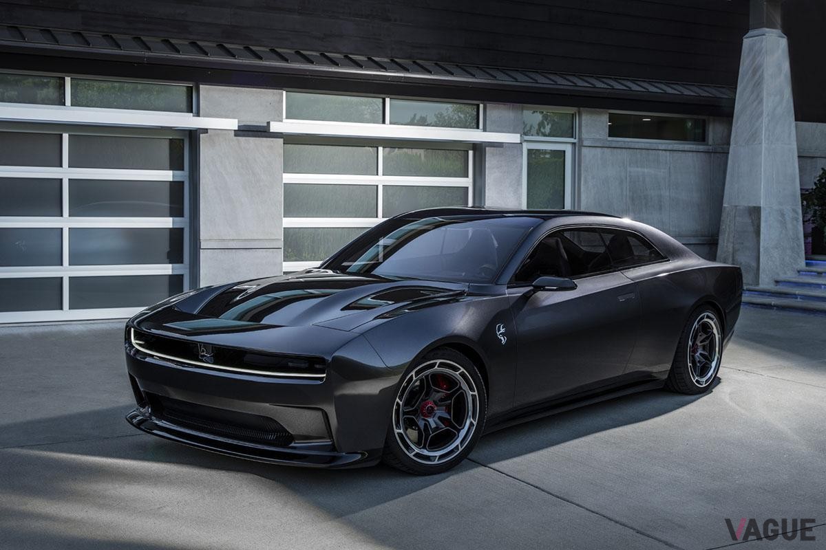 STLAラージプラットフォームを用いたBEVコンセプトカー、ダッジ「チャージャー・デイトナSRT」は2024年に市販化予定だ
