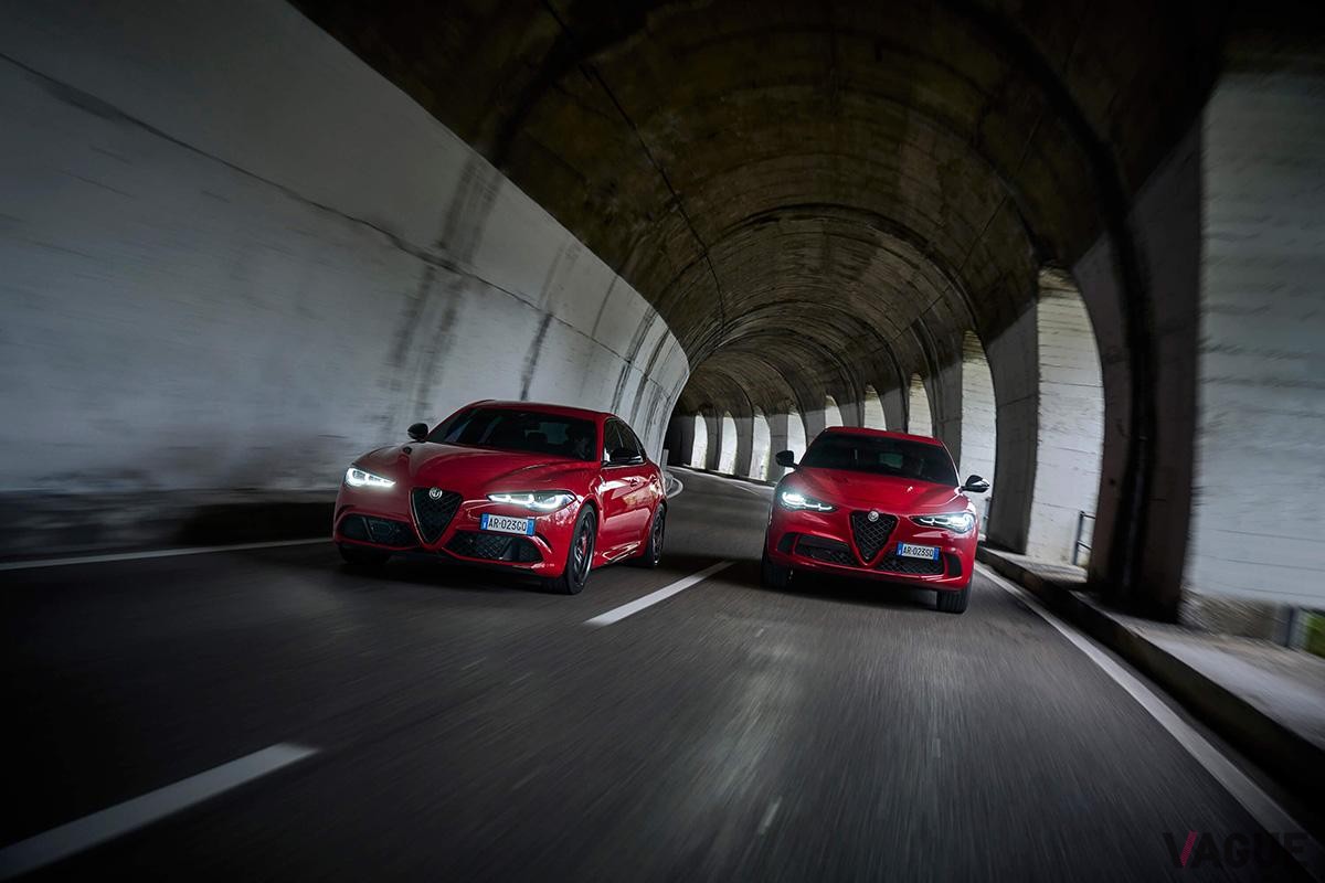 2025年と2026年に投入されるアルファロメオ「ジュリア」と「ステルヴィオ」後継モデルにもSTLAラージプラットフォームが採用される予定だ