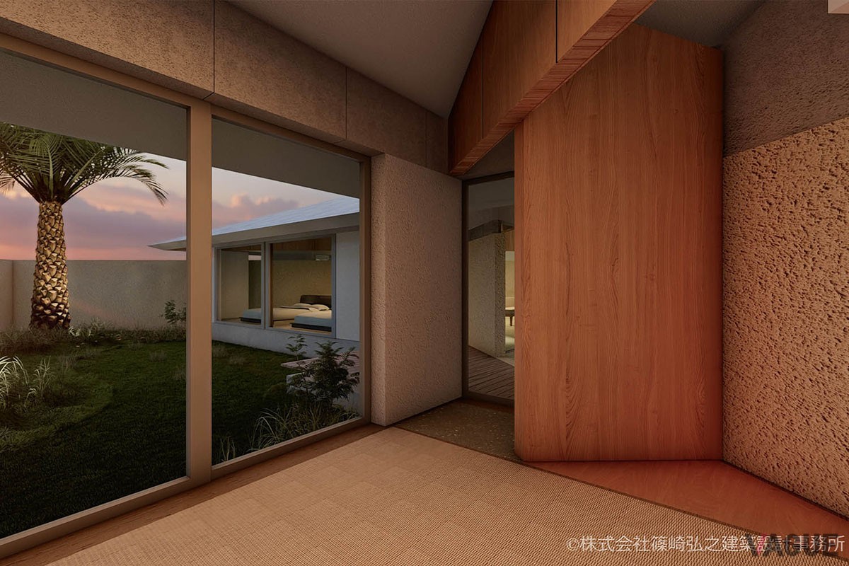 和・洋に富んだ部屋からなる、快適な空間
