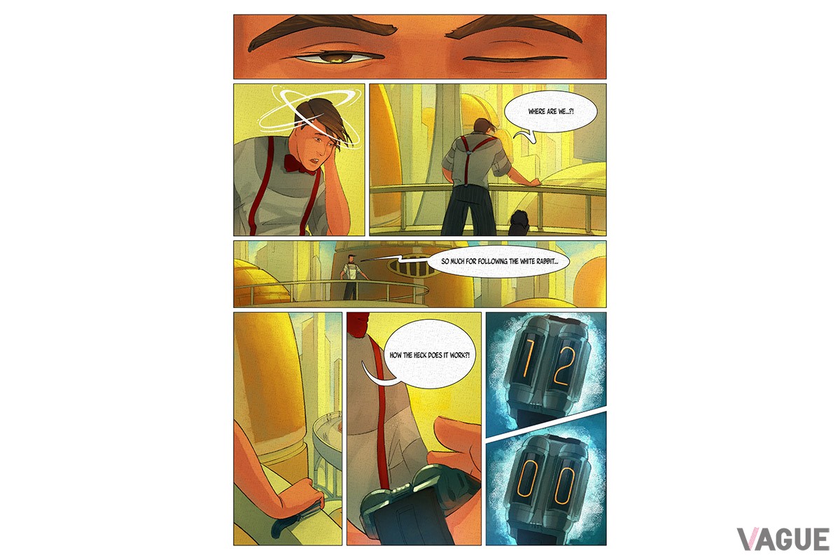 イメージを表現するアートワーク。まさにコミックの中のアイテムのような存在感