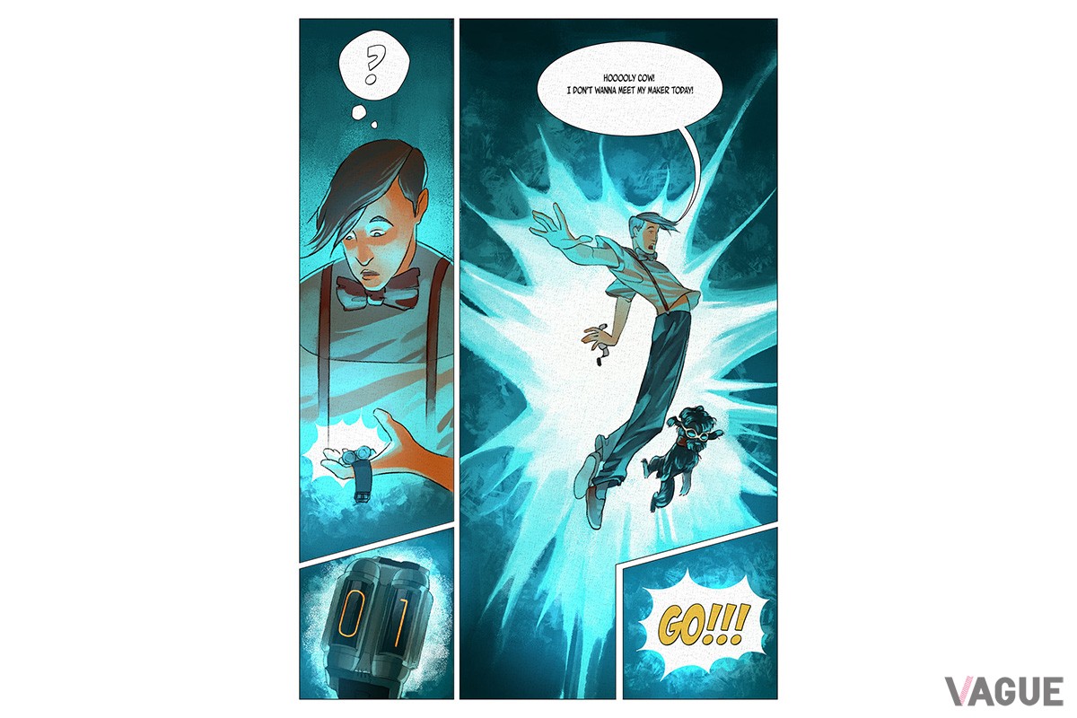 イメージを表現するアートワーク。まさにコミックの中のアイテムのような存在感