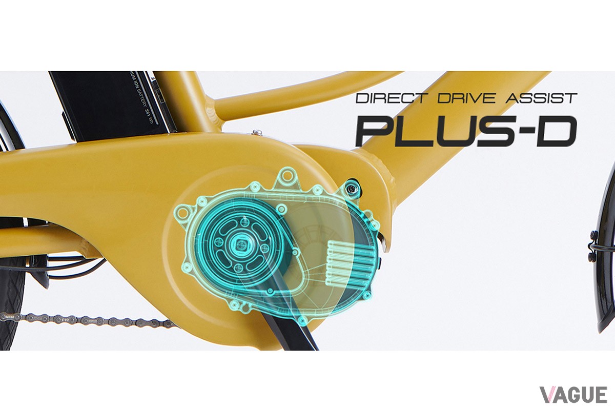 あさひのオリジナルドライブユニット「PLUS-D」を搭載