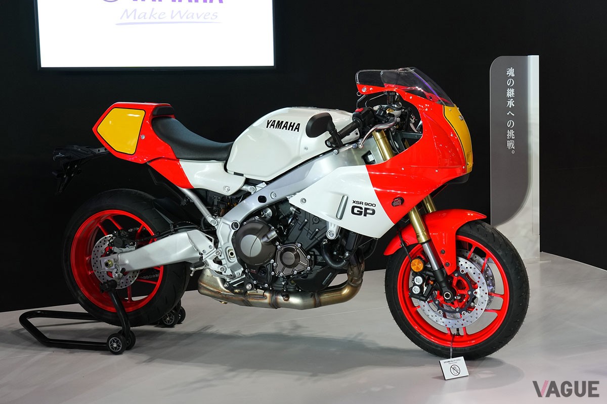 モーターサイクルショー2024にヤマハ発動機が市販予定モデルとして展示する「XSR900GP」