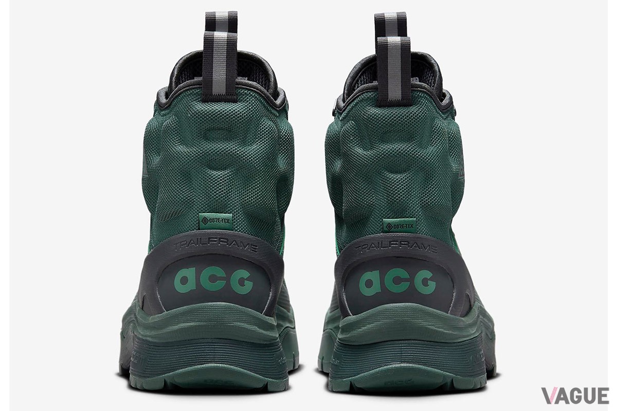 深みのあるグリーンをまとった新色が登場したナイキの防水シューズ「ナイキ ACG エア ズーム ガイアドーム GORE-TEX」