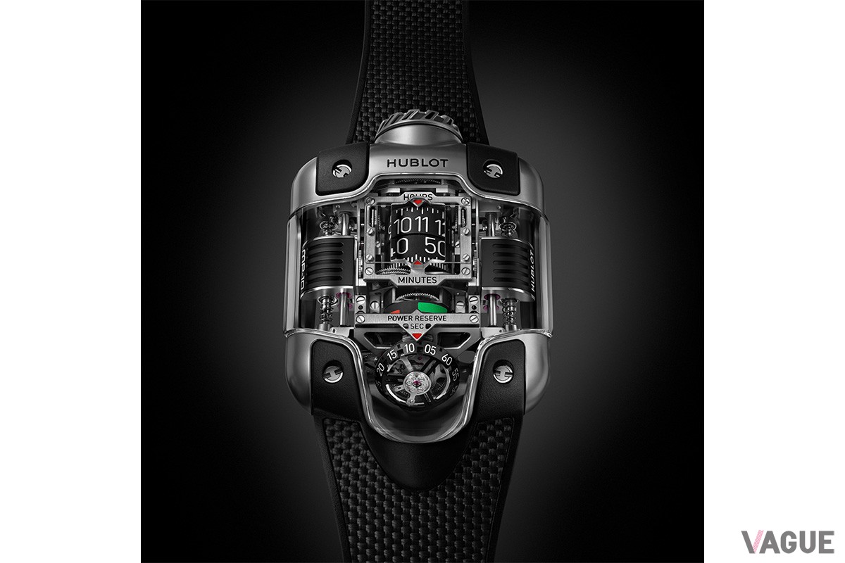 HUBLOT（ウブロ）のMPコレクションの第10作目となる「MP-10 トゥールビヨン ウエイト エナジー システム チタニウム」